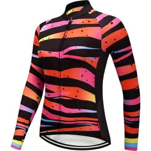 Women New Style 2021 Long Cycling MTB Bicycle Wear Ropa Ciclismo Style Quick-Dry Cycle Clothes MX Mountain Road Jacket