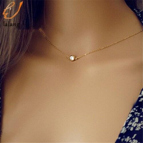 Women Long Necklace Bare Back Gold Crystal Rhinestone Pendant Chain Necklace Backdrop Beach Body Jewelry
