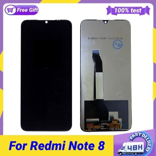 6.3" Original For For Redmi Note 8 LCD Display Touch Screen Digitizer Assembly for Xiaomi Note8 Repair Parts