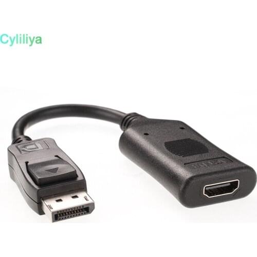 20pcs Active model 4k 2K 2160P Thunderbolt Display Port DisplayPort DP Male to HDMI Female Converter Cable Adapter PC Laptop