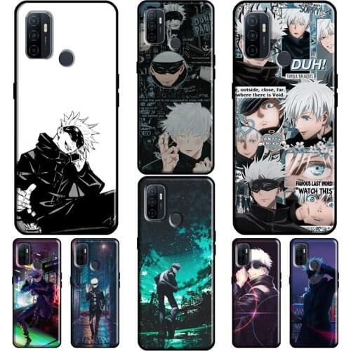 Gojo Satoru Jujutsu Kaisen For OPPO A5 A9 A31 A53 2020 A1K A5S A15 A52 A72 A83 A91 F5 F7 Reno 2 Z 4 Pro Phone Case