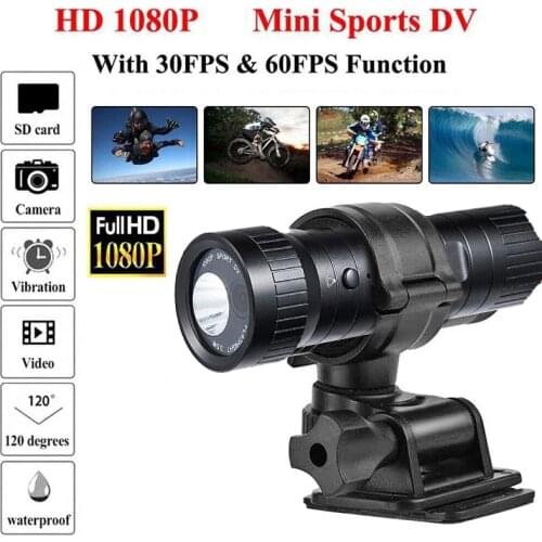 Action Camera Sport Camera 1080P Motorcycle Mountain Bike Bicycle Camera Helmet Cam F9 upgraded version