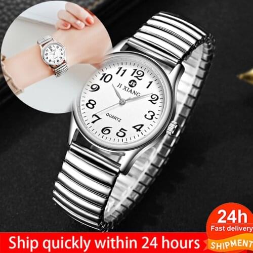 20 22mm Elastic Watch Band for Samsung Galaxy Watch 3 for Huawei Watch 2 Stainless Steel Bracelet Men Women Business Wristband