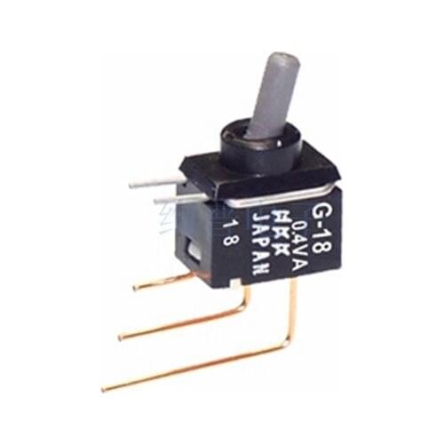G18AV G-18AV Bent Foot Sealed Subminiature Toggle Switch (On)-Off-(On)