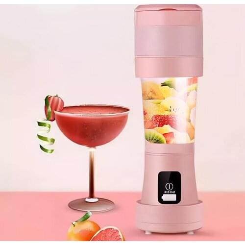 450ML Mini Juicer Portable Fold Electric Mixer USB Fruit Smoothie Blender Machine Personal Food Processor Maker Juice Extractor