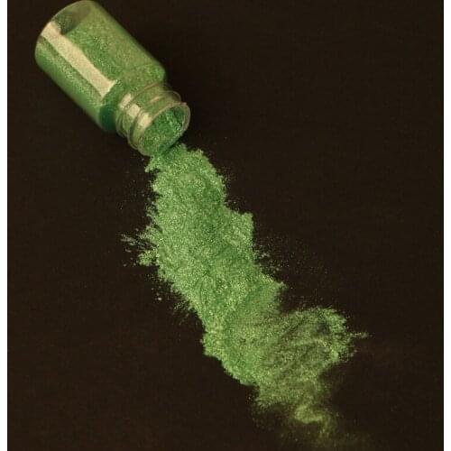 Artists Pigment Kit & Case Variable Colors Jars Wooden Box Epoxy Resin Jewelry 13MD