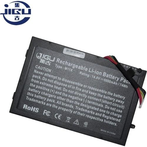 JIGU NEW Battery 08P6X6 8P6X6 P06T T7YJR PT6V8 For DELL Alienware M11x M14x R1 R2 R3