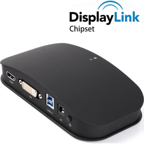 USB 3.0 to HDMI DVI VGA converter Displaylink chipset Multi Display Graphic Adapter for macbook pro&air win 10/8