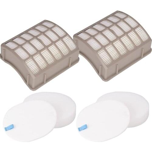 4 Foam+2 HEPA Filters for Shark Navigator Rotator Professional Upright Vacuum NV60 NV70 26 NV71 NV80 NV95 NVC80C UV420