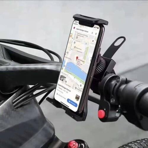 Height Adjustable And Foldable Bicycle Holder Mobile Phone Holder Anti-dropping Motorcycle Holder Outdoor Riding Equipment