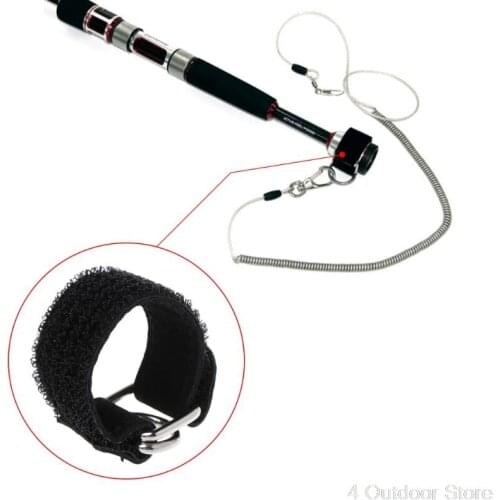 Fishing Rod Strap Belt Safety Ties Wrap Pole Band With Buckle Magic Sticker Adjustable Universal Carp Fishing Tackle Au26 20