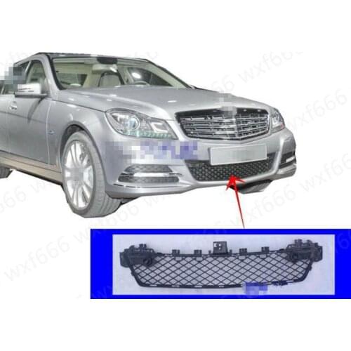 Front bumper ventilation net Class C W204 C180 C200mer ced es-be nz2011-2013 Front bumper grille Air inlet Front bumper wind net