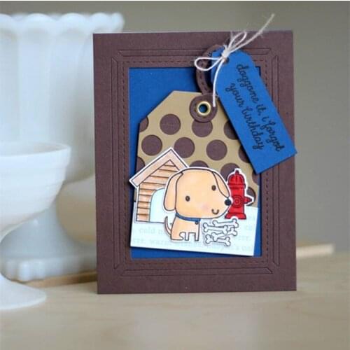 Dot Pattern Label Tag Layer Metal Cutting Dies For DIY Scrapbooking Photo Album Paper Cards Decorative Crafts Embossing Die Cuts