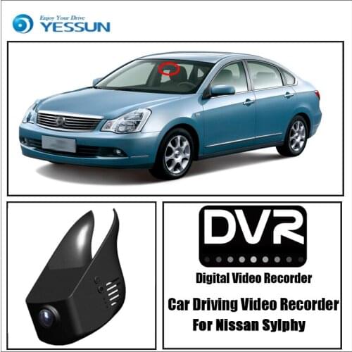 YESSUN for Nissan Sylphy Car Driving Video Recorder DVR Mini Control APP Wifi Camera Registrator Dash Cam Original Style