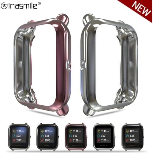 Nice Watch Protective Case Cover for Huami Amazfit bip lite Accessories Smart Watch for Xiaomi Amazfit bip S Screen Protector
