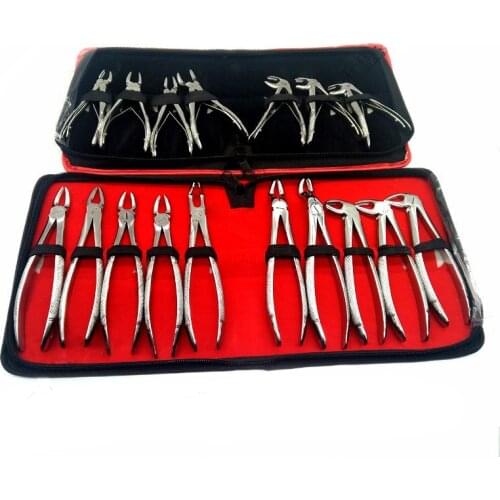 10pcs/7pcs Dental Forceps Suit Adult/Children,Kids Tooth Forceps Forceps Sets of Dental Instruments Pliers Elevator