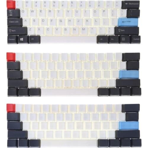 61 ANSI Keyset OEM Profile Thick PBT Keycap set For Mechanical Gaming Keyboard