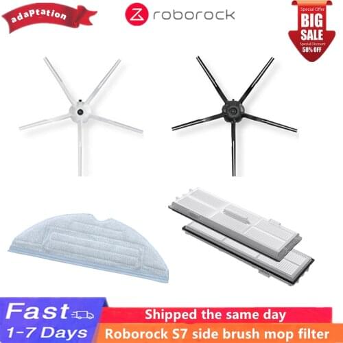 Side brush mop filter is 100% compatible spare part, used for Roborock S7 S75 cleaning mop vacuum cleaner machine parts