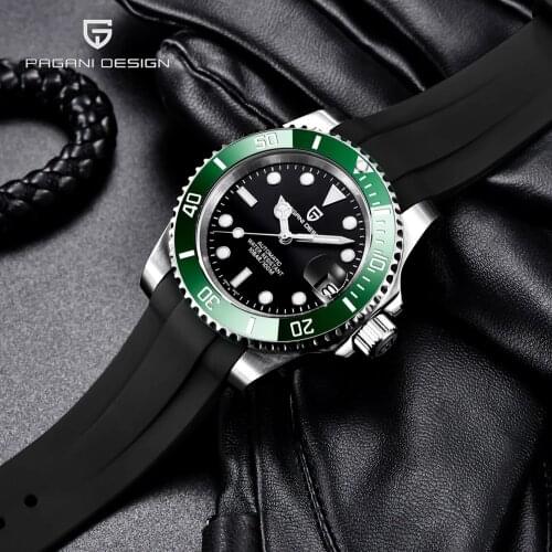 2021 PAGANI DESIGN New Top Luxury Fashion Men' Automatic Mechanical Watch Japan NH35 Sapphire Waterproof Calendar Explorer Clock