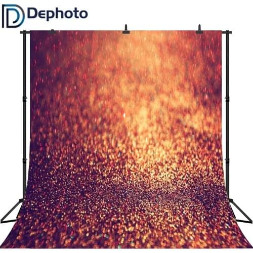 Dephoto Photographic Background Red Golden Halo Shining Particles Christmas Backdrops for sale Photography Fantasy High Quality