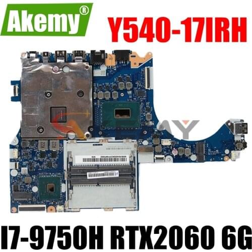 FRU 5B20S42481 For Lenovo Legion Y540-17IRH laptop motherboard FY710/FY714 NM-C531 With CPU I7-9750H GPU RTX2060 6G mainboard