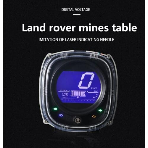 Motorcycle Modification Accessories S5 Modification Of Electronic Instruments LCD Meter Odometer Km Meter Assembly