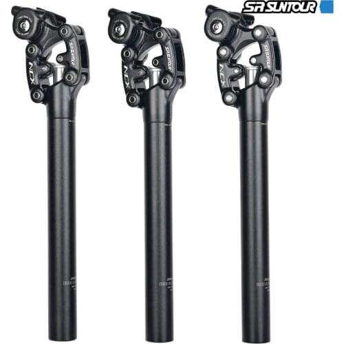 SR SUNTOUR NCX Mountain & Travel Bike Suspension Seatpost 350mm/400mm*27.2/30.9/31.6mm Bicycle-Seat Post-Tube