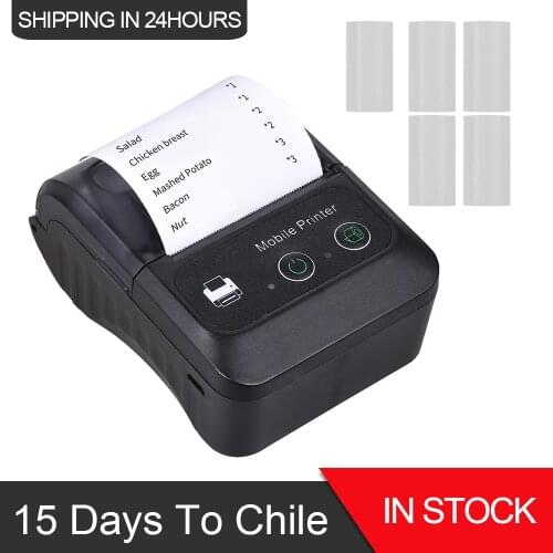 Portable Wireless Label Printer 58mm Bluetooth-compatible Thermal Printer Label Maker for Store Shipping Mini Label Printer