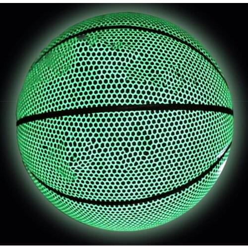 Glowing Basketball Night Luminous Fluorescent Basketball for Training Match ASD88