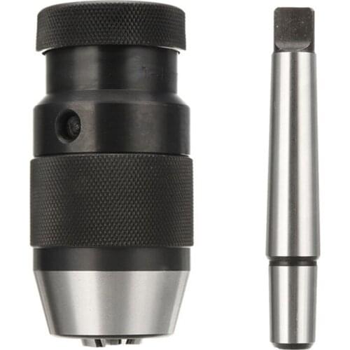 Drill Chuck For CNC Lathe Turning Tool Keyless 1/32"-1/2" With 2MT MT2 Shank JT33 Arbor For Milling Cutter Drill Chuck Shank Kit