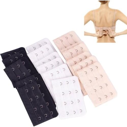 Hot Bra Extenders Strap 4 Rows Women Ajustable Intimates Lengthened Bra Hook Buckle Bra Extension Belt