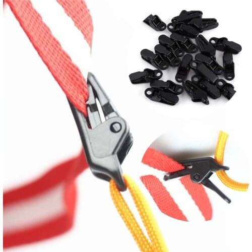 10PCS Tent Pull Point Clip Camping Awning Canopy Clamp Tent Clips Snaps Alligator Clamp for Outdoor Activities Tent Accessory