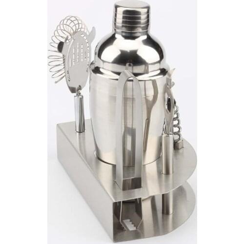 12 Pcs Cocktail Shaker Bar Accessories Home Bars 350ML/550ML/750ML Y Shiny Stainless Steel British Cocktail Shaker Set Rose