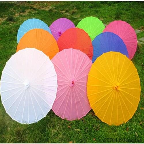 15pcs Chinese Umbrella Craft Umbrellas China Traditional Dance Color Parasols