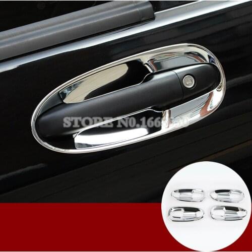 ABS Chrome Side Door Handle Bowl Cover 8pcs For Mercedes Benz Vito 2014-2018 Car accesories interior Car decoration