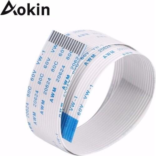Aikin 30CM Extension Ribbon FFC Cable for Raspberry Pi 3 /2 Model B+ Camera Module 15pin Flat Wire Cable