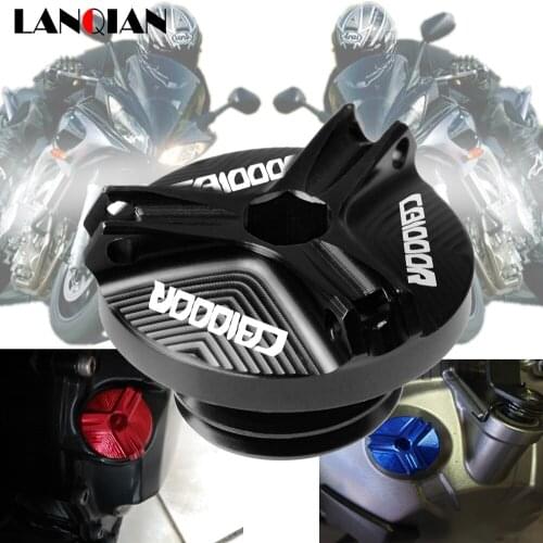 Motorcycle Accessories M20*2.5 Engine Oil Filter Cap Bolt Screw cover For Honda cb100r CB1000R cb CB 1000R Screw Oil Cap parts