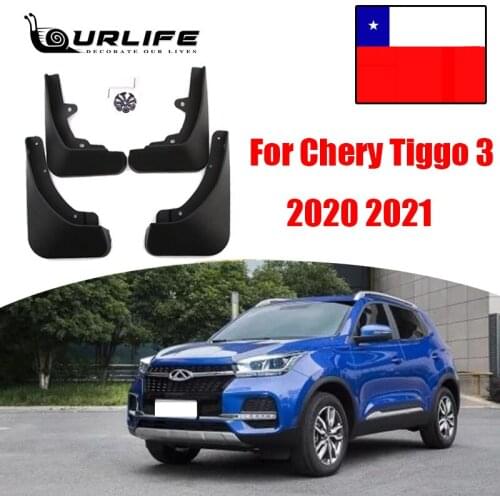 Mudguards For Chile Chery Tiggo 3 2020 2021 4PCS Front Rear Fender Mud Flaps Guard Splash Flap Mudguard Car Accessories