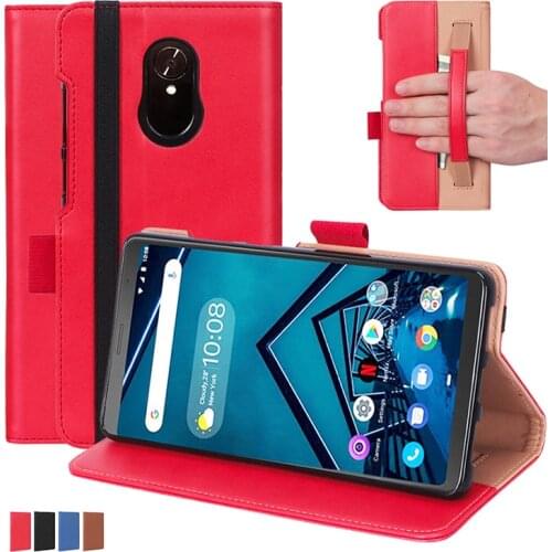 Vintage pattern case For Lenovo Tab V7 PB-6505NC 7 inch PU Leather Stand holder with card slots handrest Cover