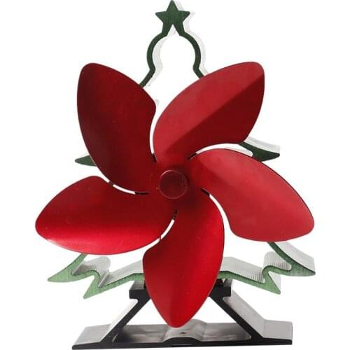 Fireplace Fan No Electricity Smart Energy Saving Heated Powered Stove Fan Hanging Wall environmental protection for Home Use