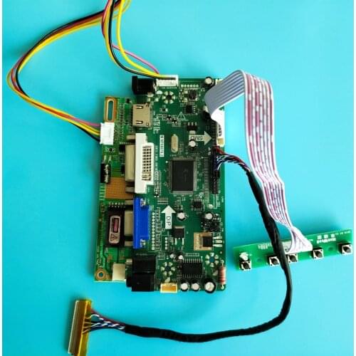 HDMI+DVI+VGA LCD kit for LTN154AT09-801 30pin M.NT68676 moitor Controller Board Display panel Audio 1280X800