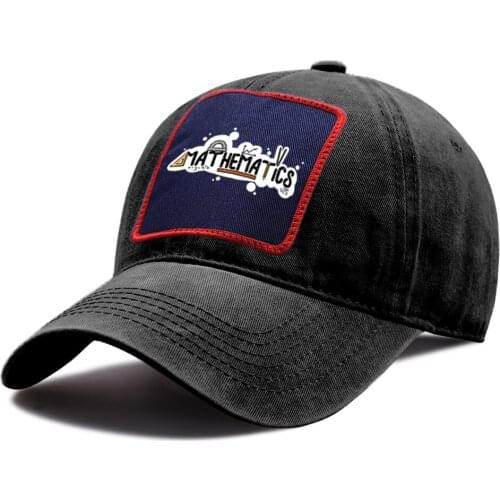 Love Mathematics Printed Snapback Hat Breathable Cotton Baseball Caps Outdoor Unisex Riding Hats Summer Sun Shade