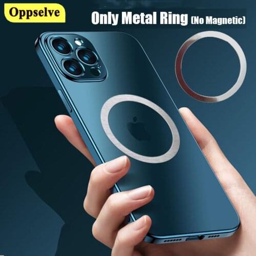 Magnetic Charging Ring for iPhone 12 Pro Max for iPhone 12 for MagSafe Metal Ring Metal Wireless Ring For Qi Wireless Charger