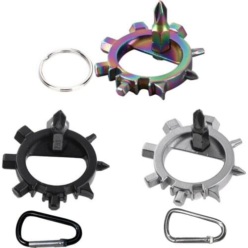 12 in 1 Multitool Repair Tool Stainless Steel Bottle Opener Screwdriver Repair Tools Bottle Opener Portable Cycling Parts