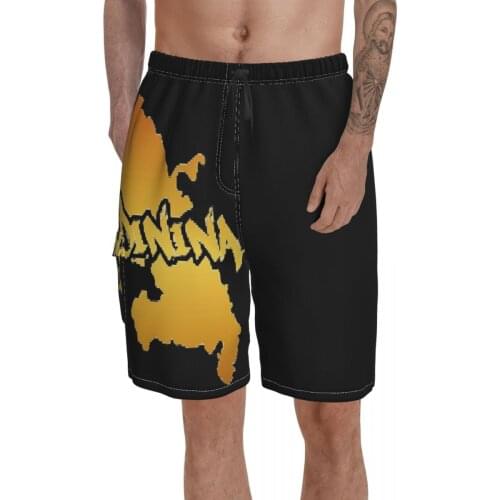 Promo Pocket beach pants Madinina 972 Gold Martinique Classic Beach R265 Breathable Quick Dry Print Top Quality Male Shorts