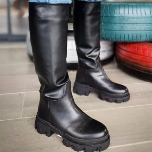 Женские высокие ботинки Parponi China At AliExpress