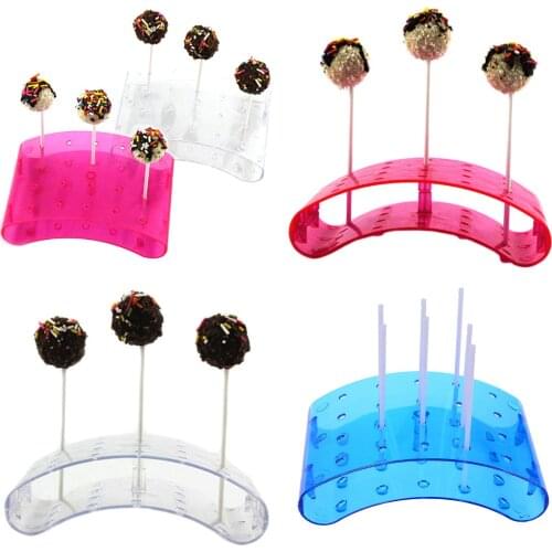 20 holes PS material Cake pop Lollipop Stands/Display/Hodler/Bases/Shelf arc shaped DIY bakeware cake tools acceserries
