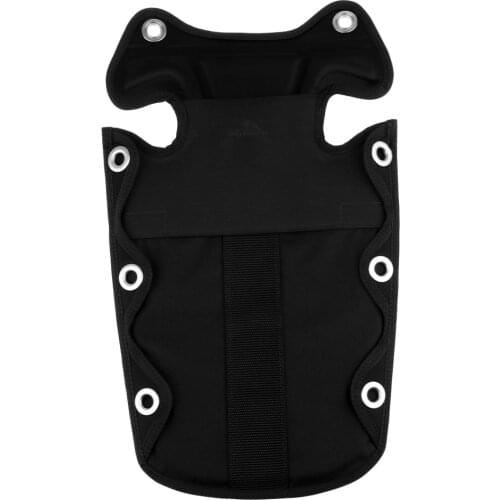 Professional Nylon Backplate Pad BCD Scuba Diving Buoyancy Back Pad Storage Pocket for SMB and Lift Bags