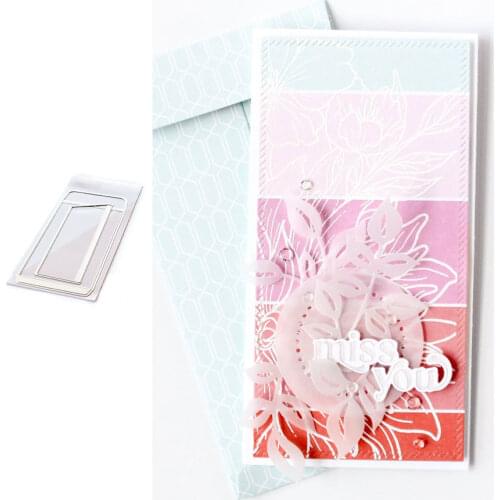 Featured Envelope Metal Cutting Dies for DIY Scrapbooking Crafts Dies Cut Stencils Maker Photo Album Template Handmade 2021 NEW