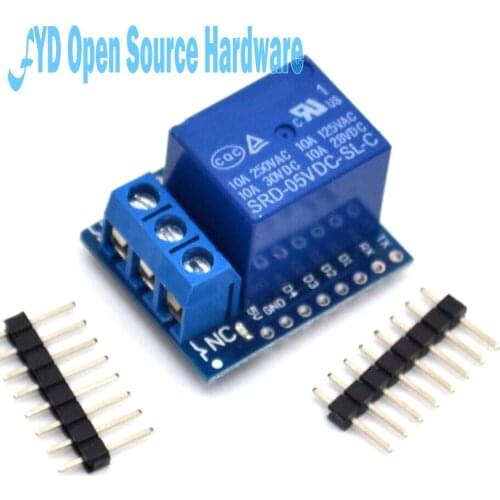 5pcs 1 channel Relay Shield V2 Version 2 for WEMOS D1 mini ESP8266 WiFi Module